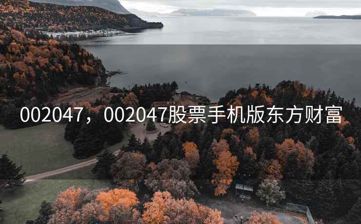 002047，002047股票手机版东方财富